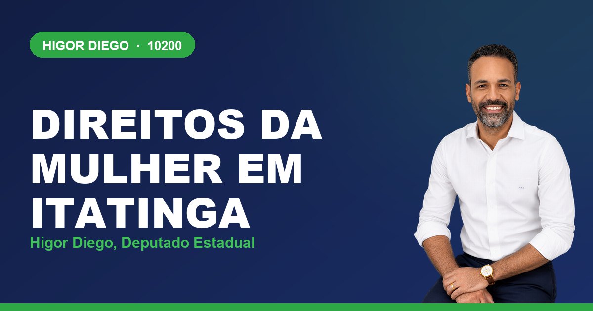 Direitos da Mulher em Itatinga, com Higor Diego, deputado estadual 10200