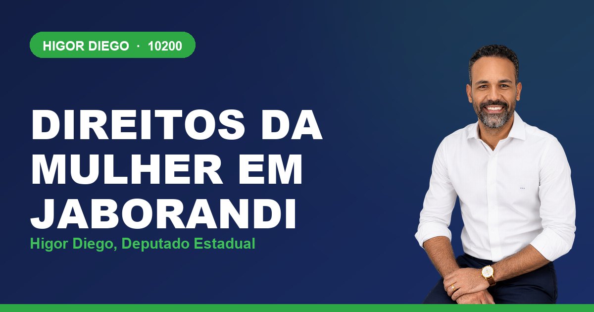 Direitos da Mulher em Jaborandi, com Higor Diego, deputado estadual 10200