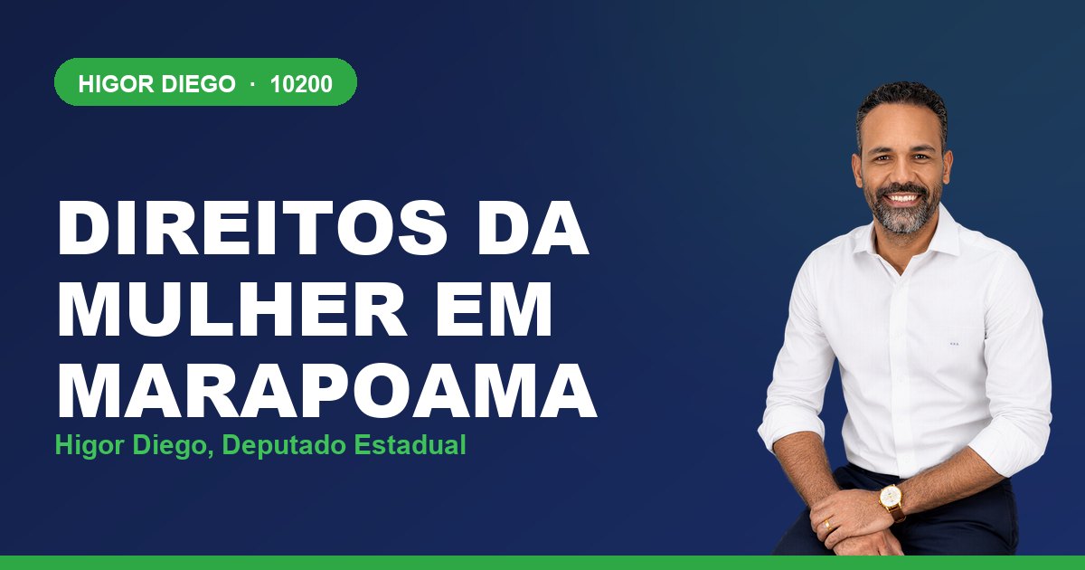 Direitos da Mulher em Marapoama, com Higor Diego, deputado estadual 10200