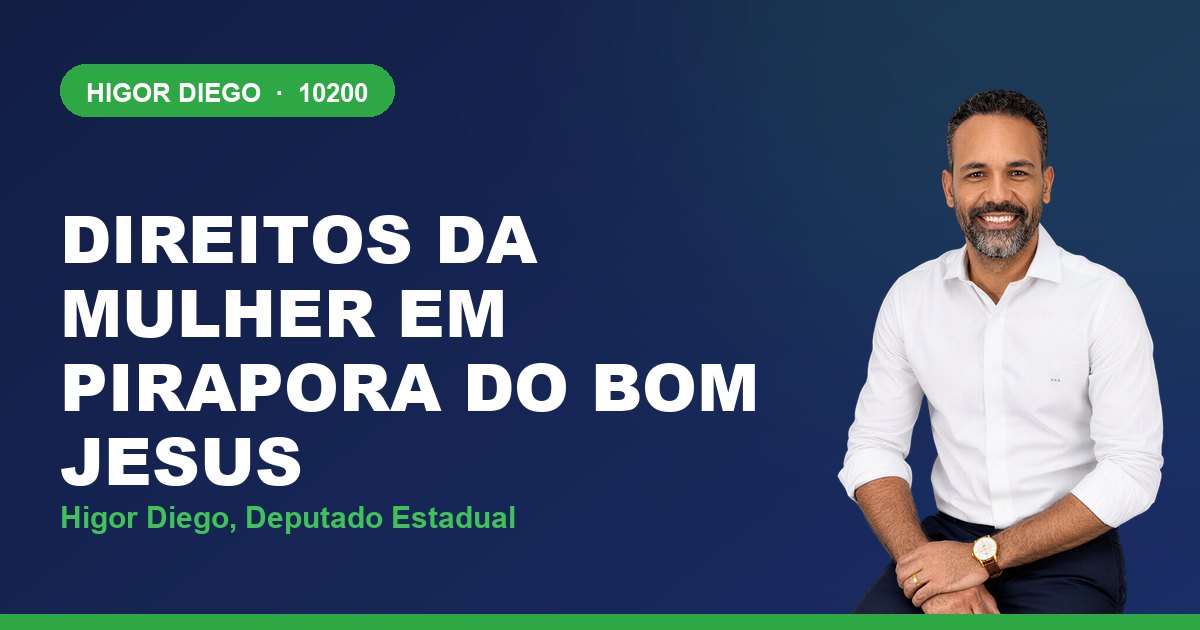 Direitos da Mulher em Pirapora do Bom Jesus, com Higor Diego, deputado estadual 10200