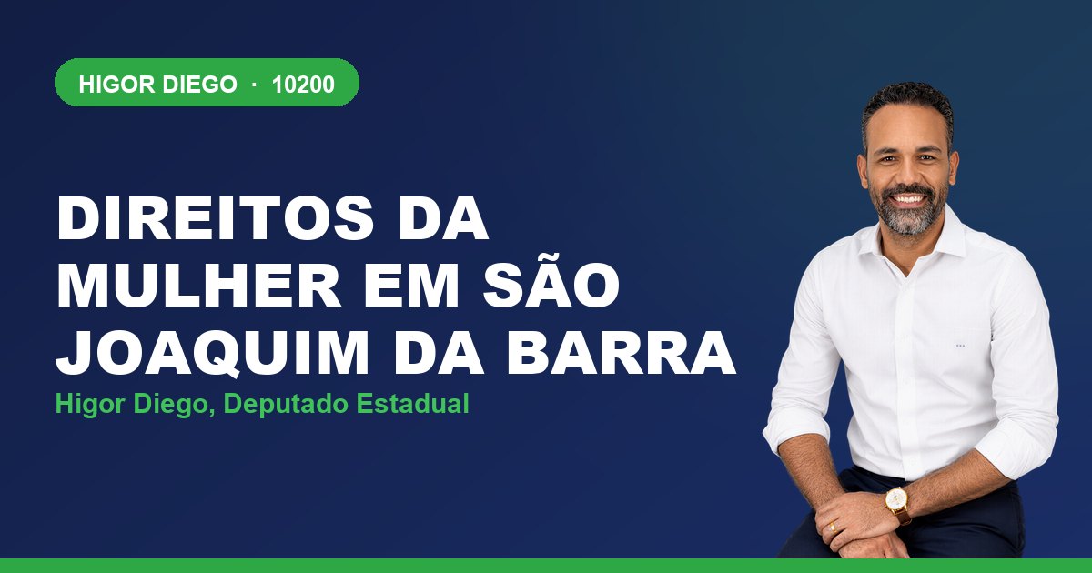 Direitos da Mulher em São Joaquim da Barra, com Higor Diego, deputado estadual 10200