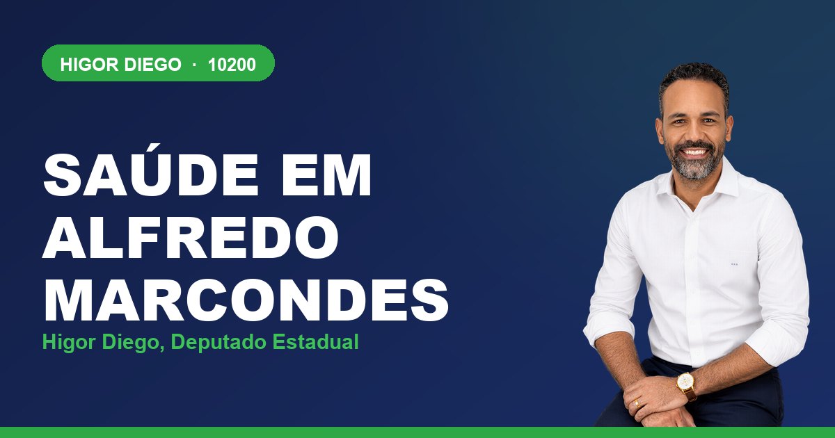 Saúde em Alfredo Marcondes, com Higor Diego, deputado estadual 10200