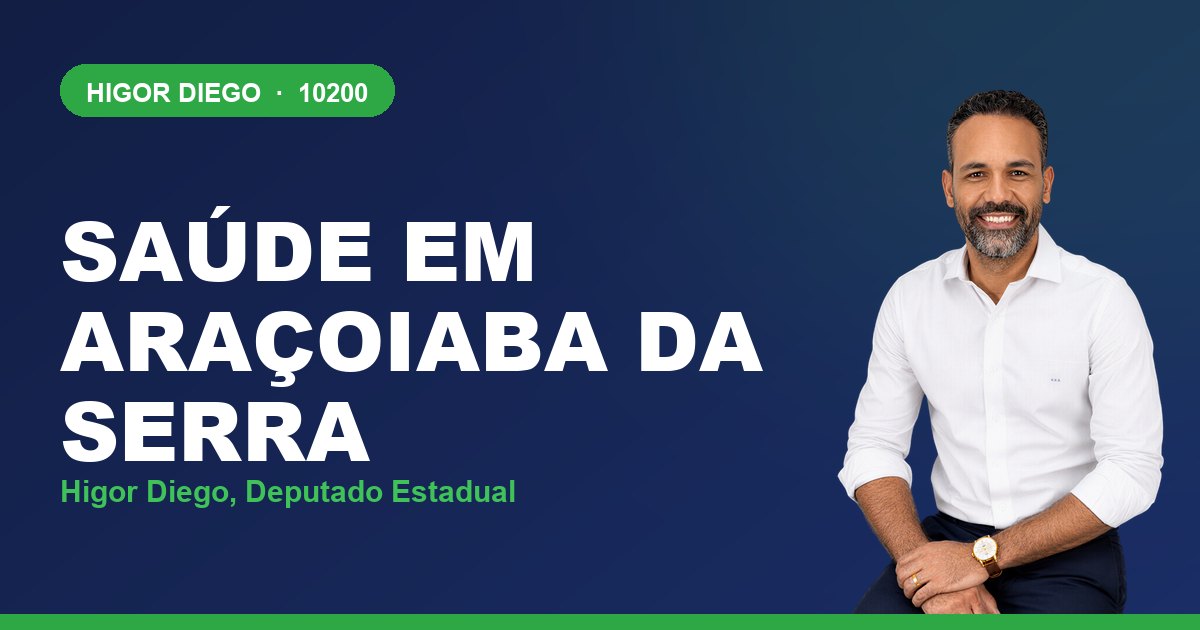 Saúde em Araçoiaba da Serra, com Higor Diego, deputado estadual 10200
