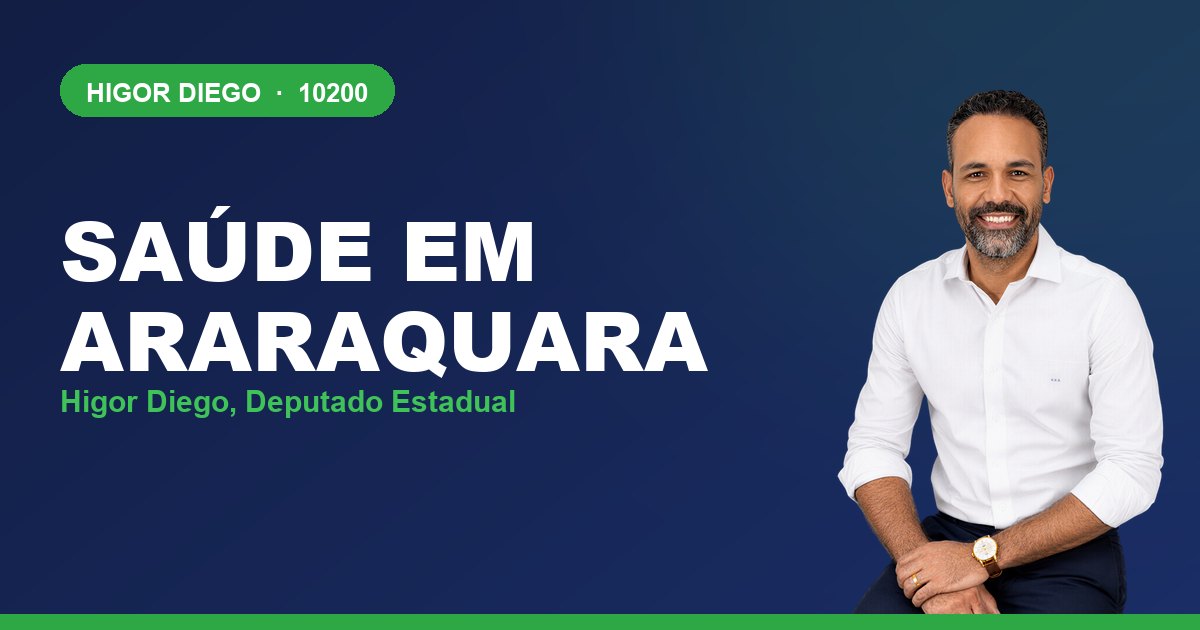 Saúde em Araraquara, com Higor Diego, deputado estadual 10200