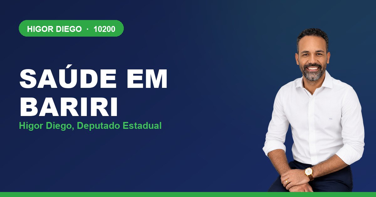 Saúde em Bariri, com Higor Diego, deputado estadual 10200