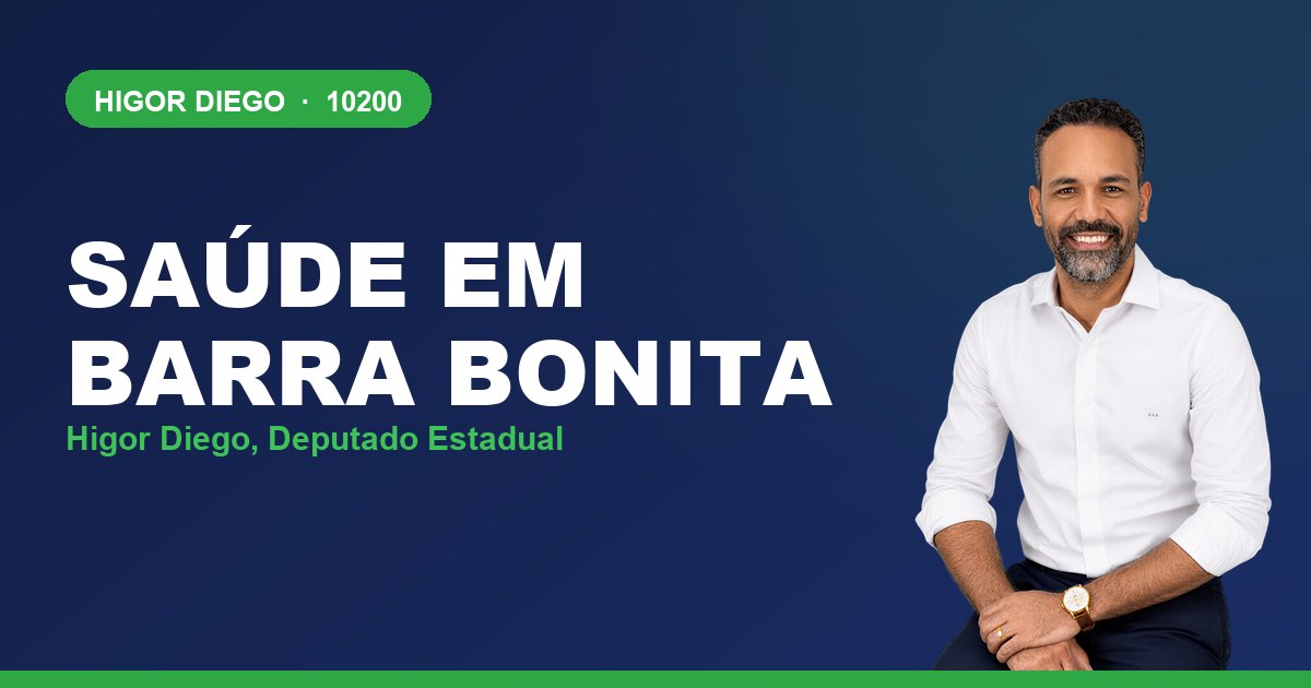 Saúde em Barra Bonita, com Higor Diego, deputado estadual 10200