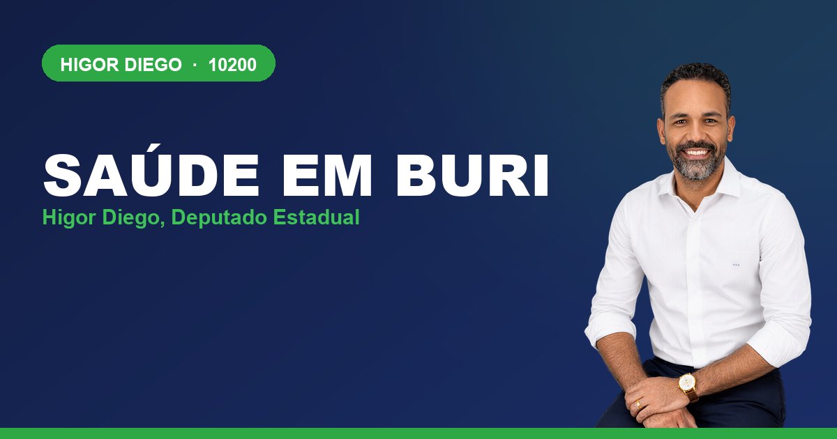 Saúde em Buri, com Higor Diego, deputado estadual 10200