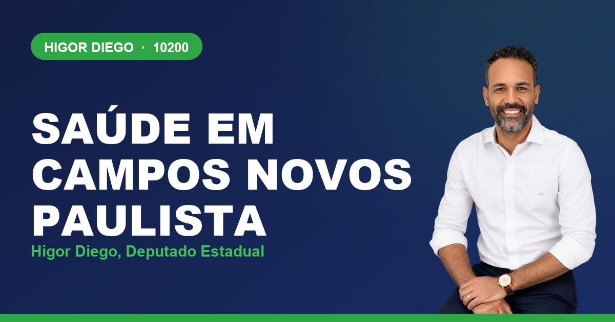 Saúde em Campos Novos Paulista, com Higor Diego, deputado estadual 10200