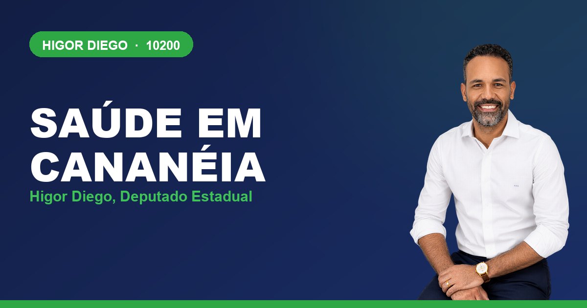 Saúde em Cananéia, com Higor Diego, deputado estadual 10200