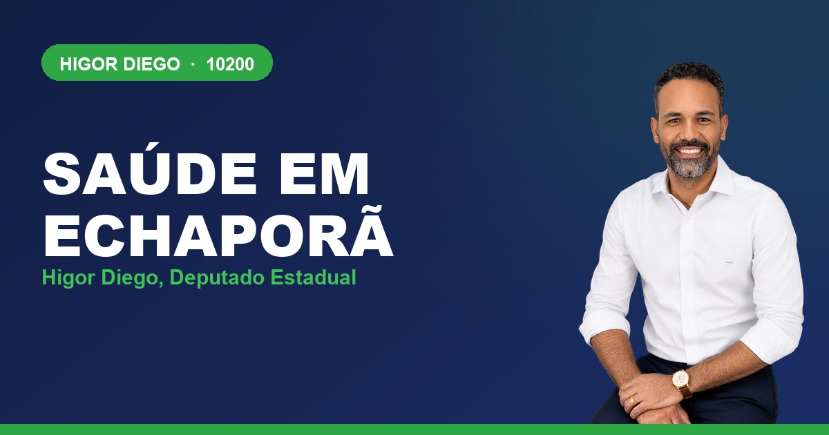 Saúde em Echaporã, com Higor Diego, deputado estadual 10200