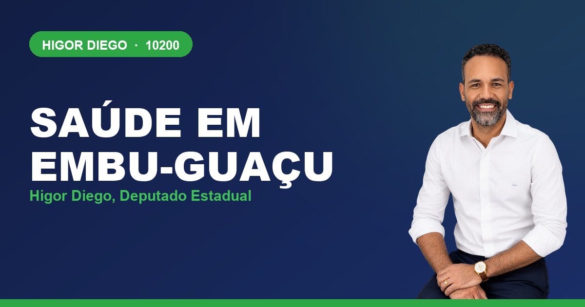 Saúde em Embu-Guaçu, com Higor Diego, deputado estadual 10200