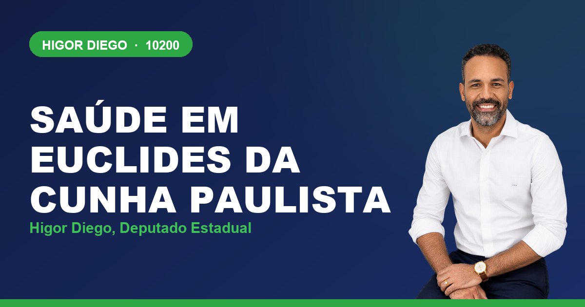 Saúde em Euclides da Cunha Paulista, com Higor Diego, deputado estadual 10200