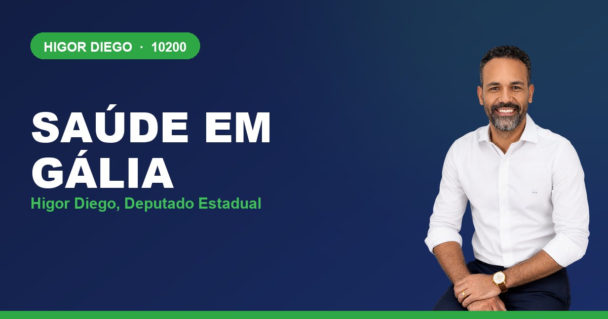 Saúde em Gália, com Higor Diego, deputado estadual 10200