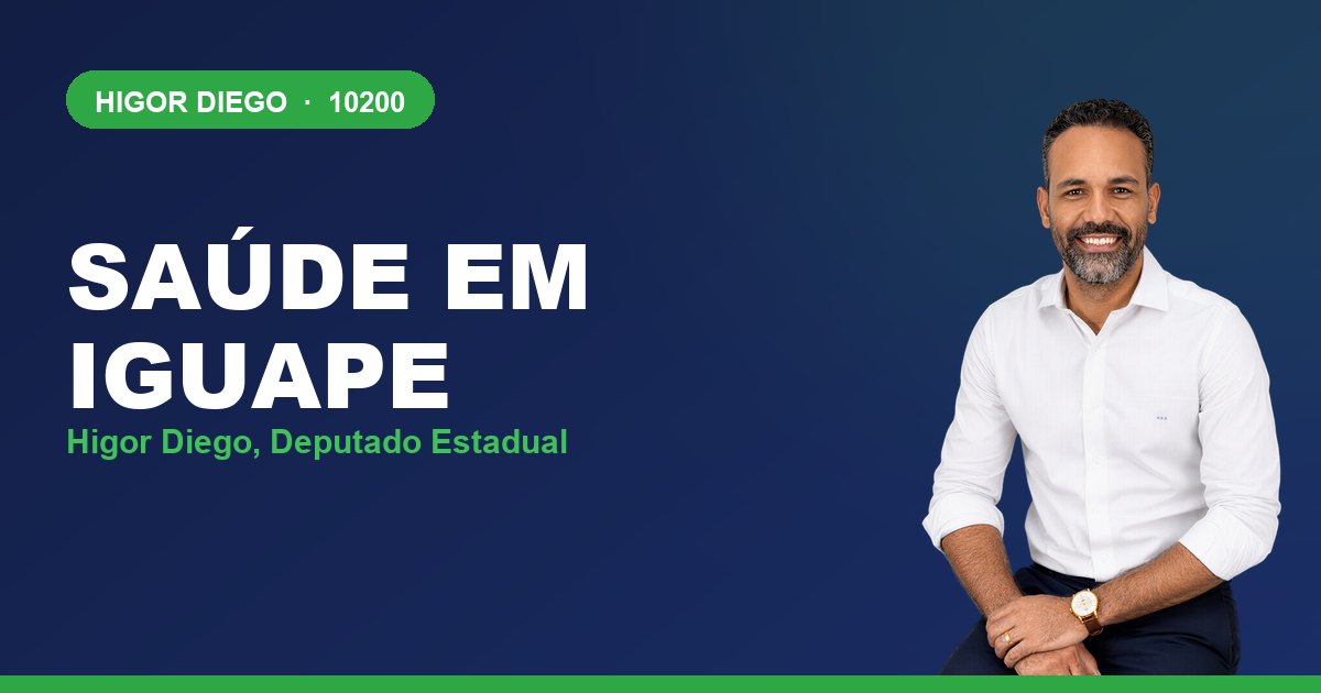 Saúde em Iguape, com Higor Diego, deputado estadual 10200