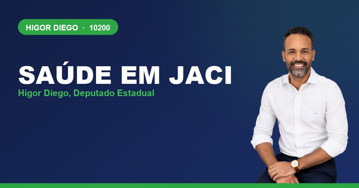 Saúde em Jaci, com Higor Diego, deputado estadual 10200