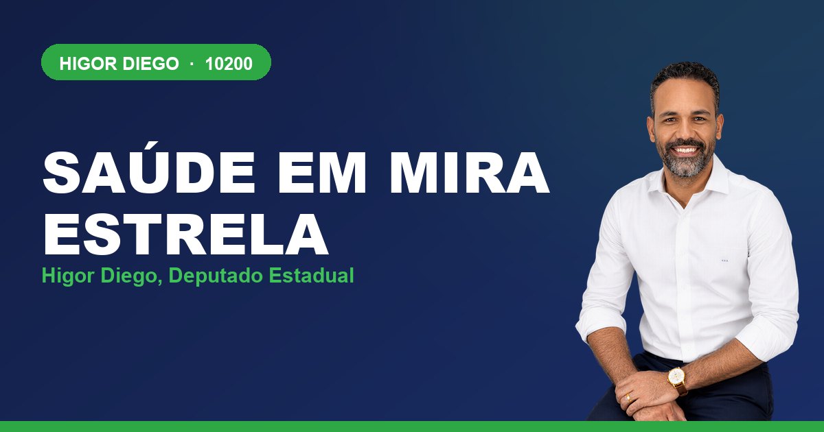 Saúde em Mira Estrela, com Higor Diego, deputado estadual 10200