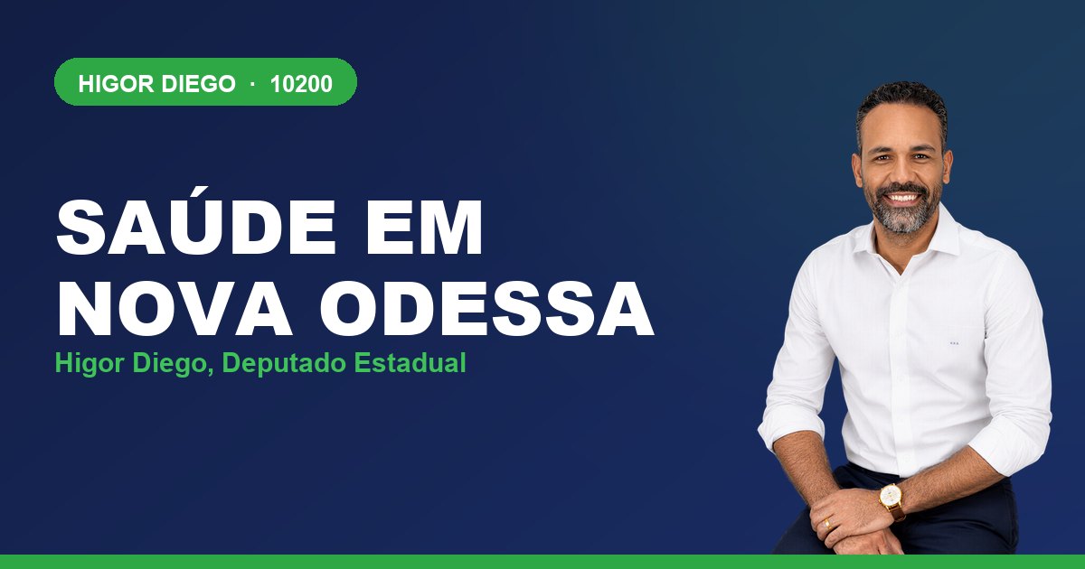 Saúde em Nova Odessa, com Higor Diego, deputado estadual 10200