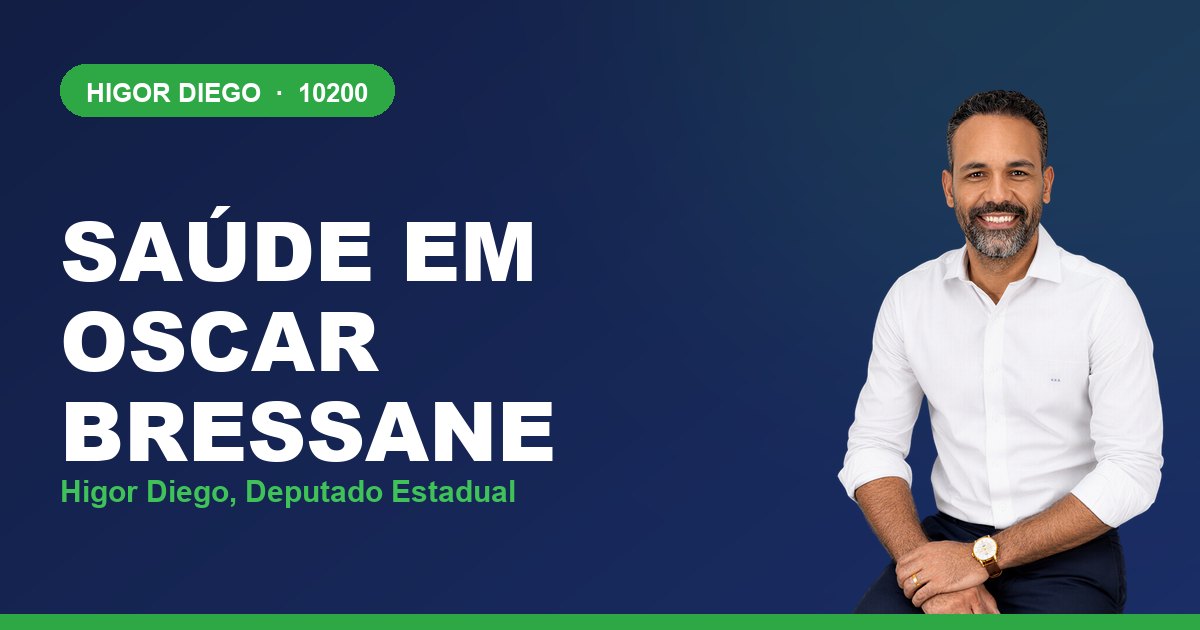 Saúde em Oscar Bressane, com Higor Diego, deputado estadual 10200