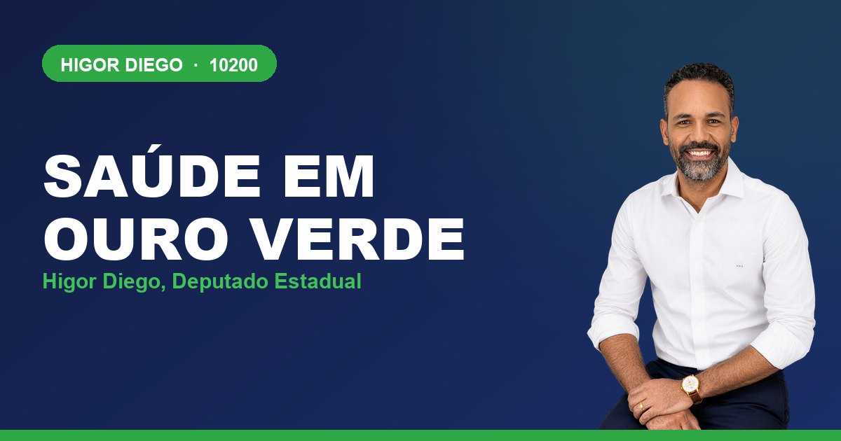 Saúde em Ouro Verde, com Higor Diego, deputado estadual 10200