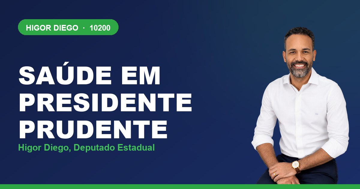 Saúde em Presidente Prudente, com Higor Diego, deputado estadual 10200