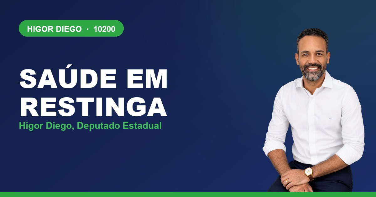 Saúde em Restinga, com Higor Diego, deputado estadual 10200