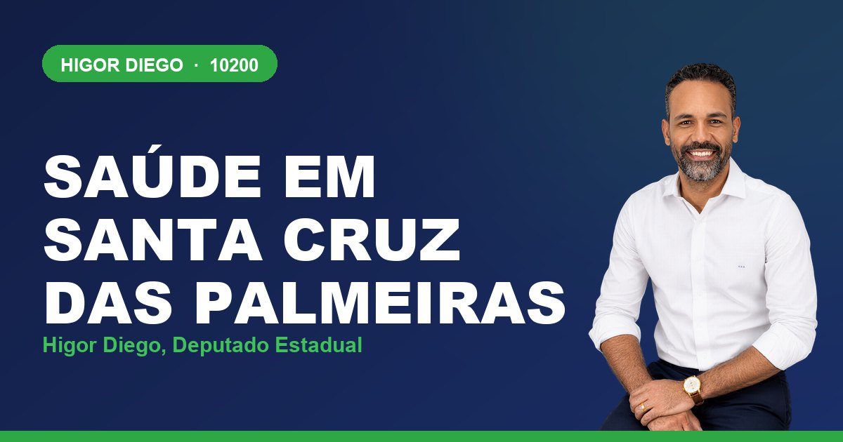 Saúde em Santa Cruz das Palmeiras, com Higor Diego, deputado estadual 10200