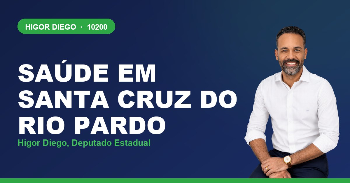 Saúde em Santa Cruz do Rio Pardo, com Higor Diego, deputado estadual 10200