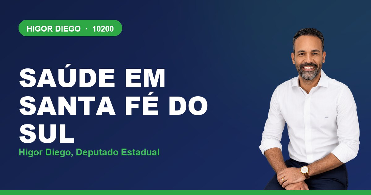 Saúde em Santa Fé do Sul, com Higor Diego, deputado estadual 10200