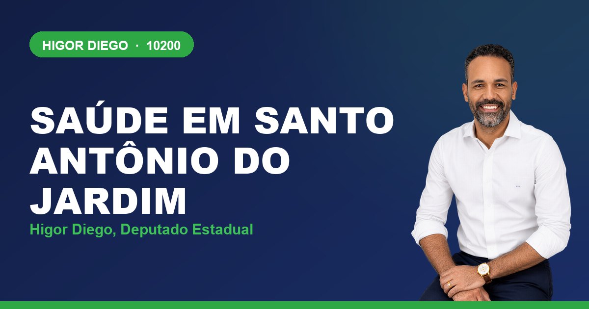 Saúde em Santo Antônio do Jardim, com Higor Diego, deputado estadual 10200
