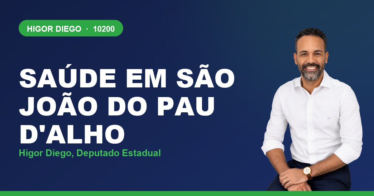 Saúde em São João do Pau d'Alho, com Higor Diego, deputado estadual 10200