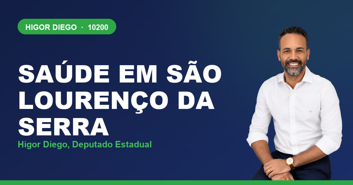 Saúde em São Lourenço da Serra, com Higor Diego, deputado estadual 10200