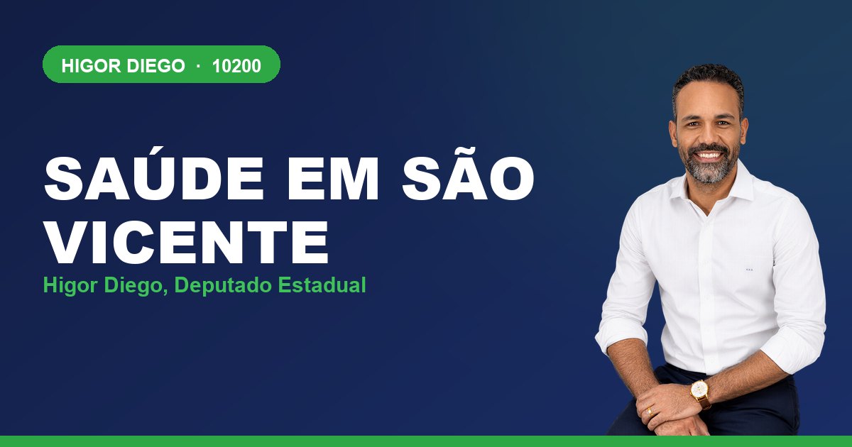 Saúde em São Vicente, com Higor Diego, deputado estadual 10200