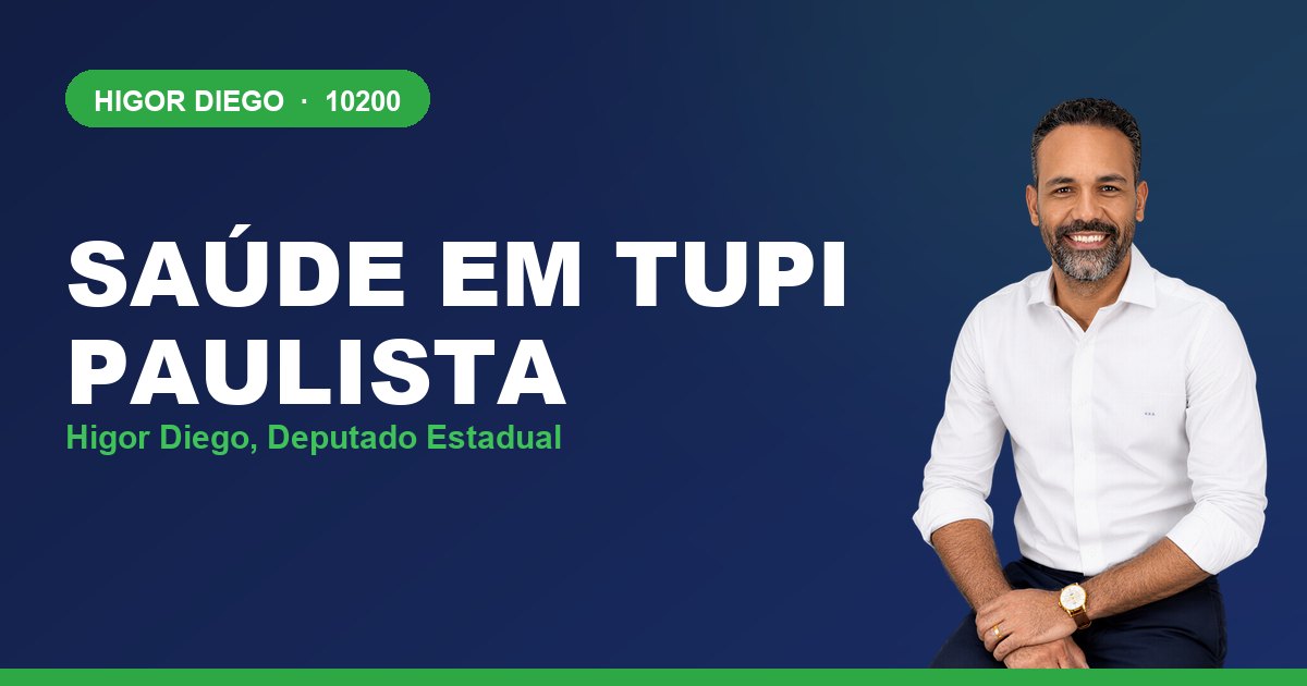 Saúde em Tupi Paulista, com Higor Diego, deputado estadual 10200