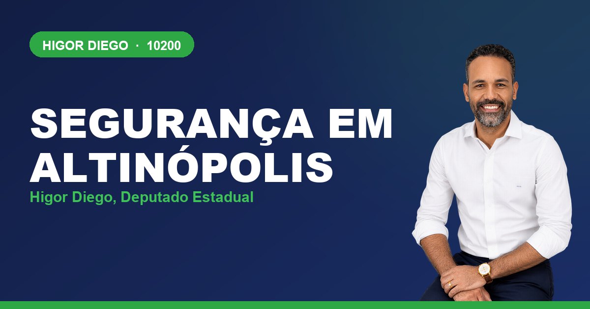 Segurança em Altinópolis, com Higor Diego, deputado estadual 10200
