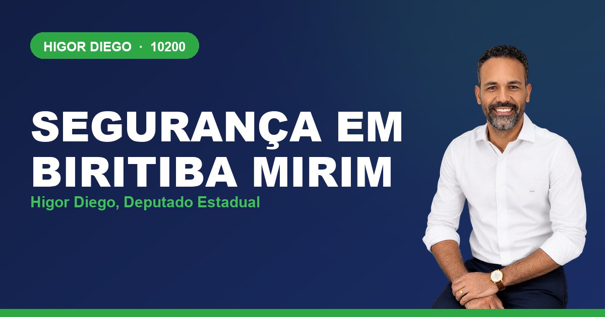 Segurança em Biritiba Mirim, com Higor Diego, deputado estadual 10200
