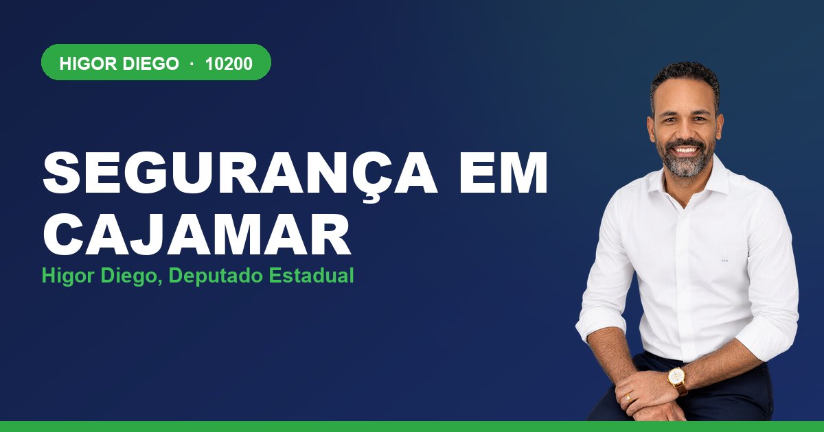 Segurança em Cajamar, com Higor Diego, deputado estadual 10200