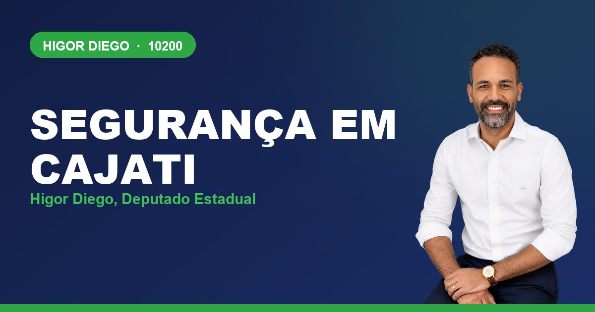 Segurança em Cajati, com Higor Diego, deputado estadual 10200