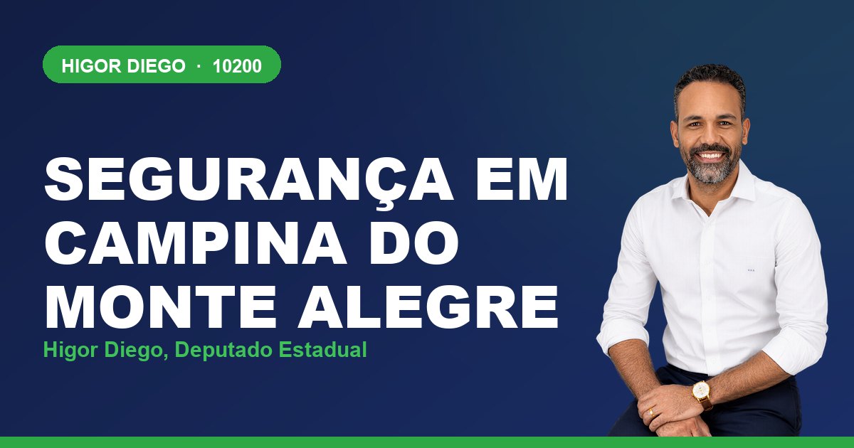 Segurança em Campina do Monte Alegre, com Higor Diego, deputado estadual 10200