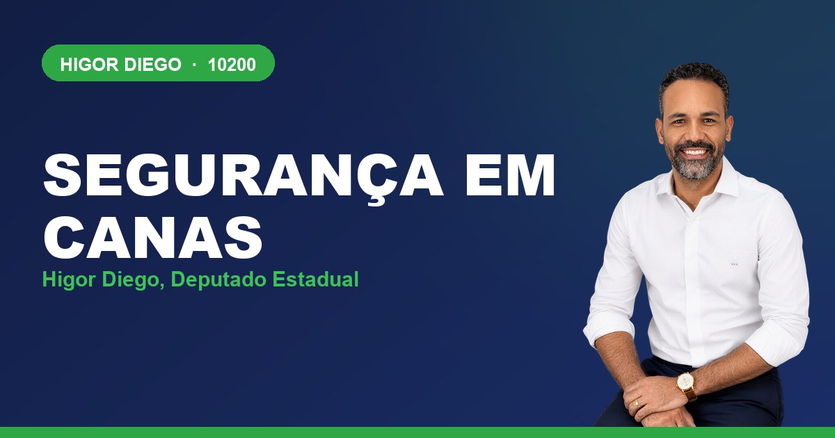 Segurança em Canas, com Higor Diego, deputado estadual 10200