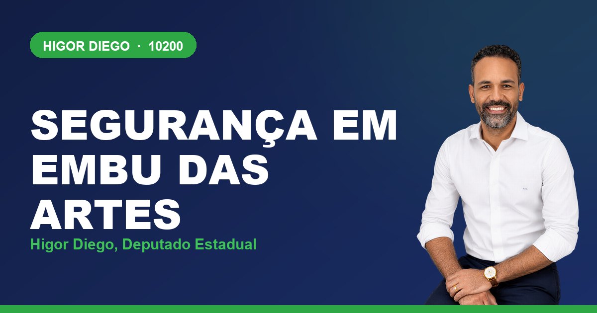 Segurança em Embu das Artes, com Higor Diego, deputado estadual 10200