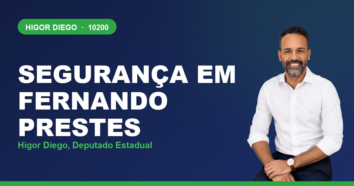 Segurança em Fernando Prestes, com Higor Diego, deputado estadual 10200