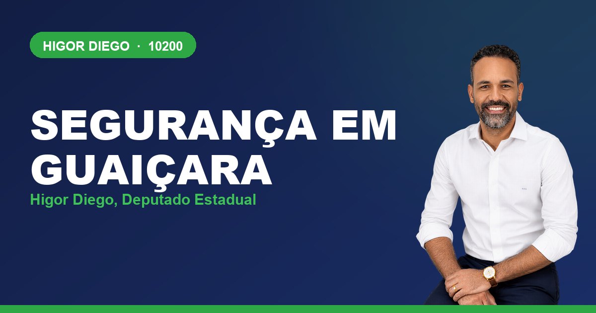 Segurança em Guaiçara, com Higor Diego, deputado estadual 10200