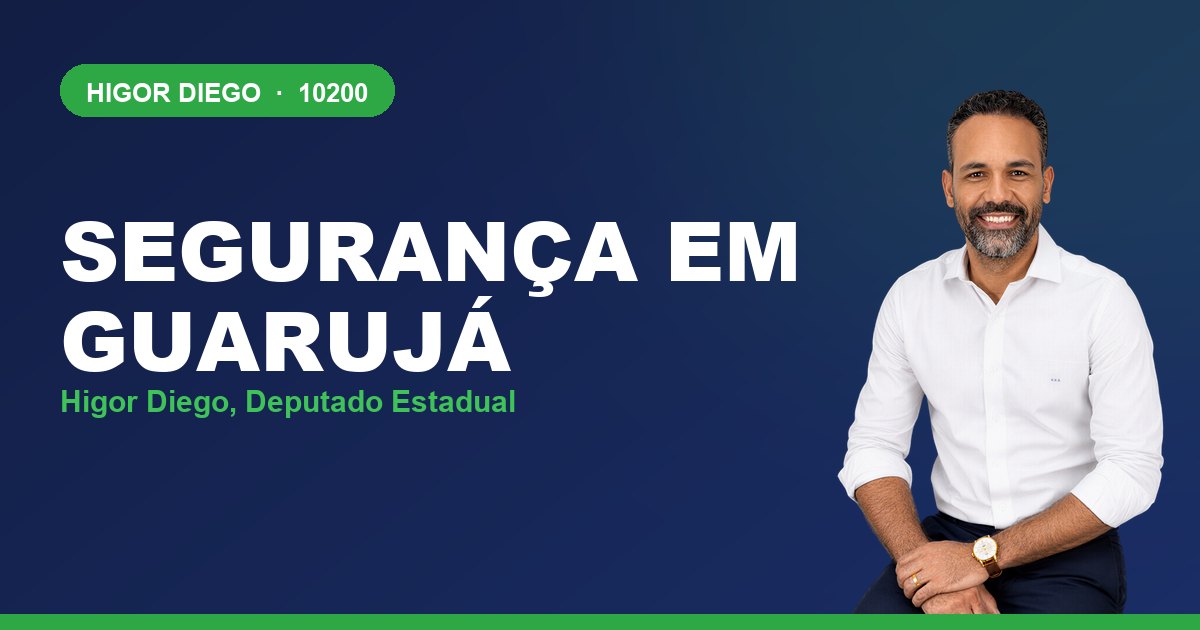 Segurança em Guarujá, com Higor Diego, deputado estadual 10200
