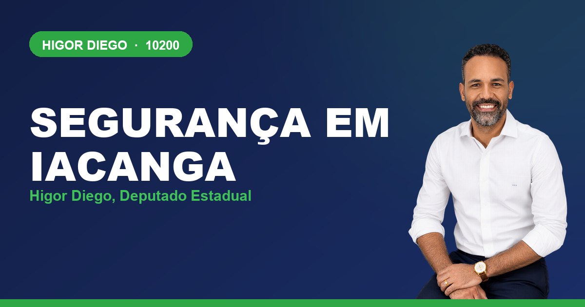 Segurança em Iacanga, com Higor Diego, deputado estadual 10200