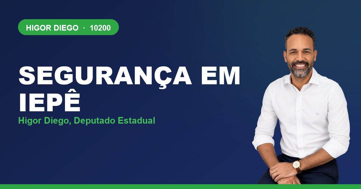 Segurança em Iepê, com Higor Diego, deputado estadual 10200