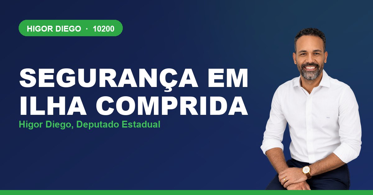 Segurança em Ilha Comprida, com Higor Diego, deputado estadual 10200