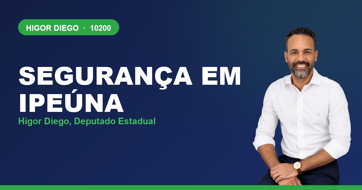 Segurança em Ipeúna, com Higor Diego, deputado estadual 10200
