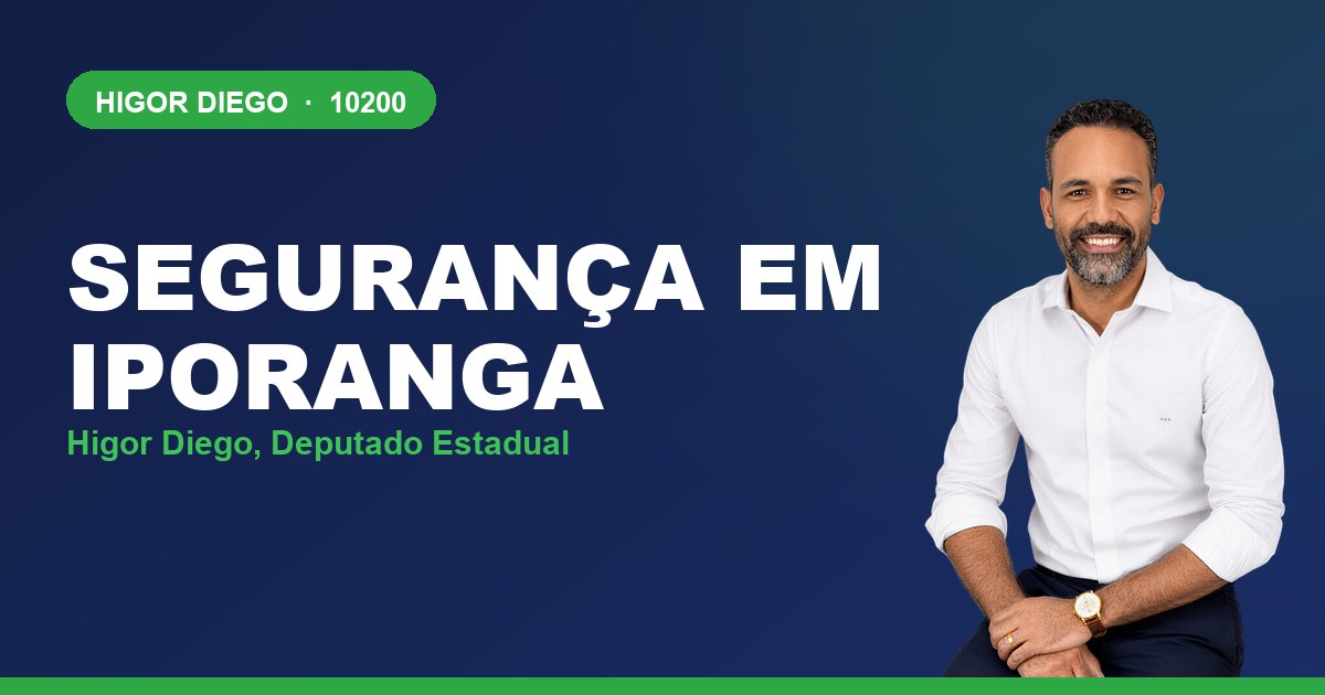 Segurança em Iporanga, com Higor Diego, deputado estadual 10200