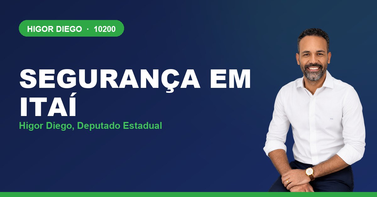 Segurança em Itaí, com Higor Diego, deputado estadual 10200