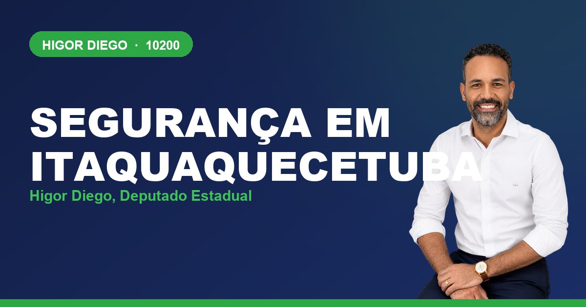 Segurança em Itaquaquecetuba, com Higor Diego, deputado estadual 10200